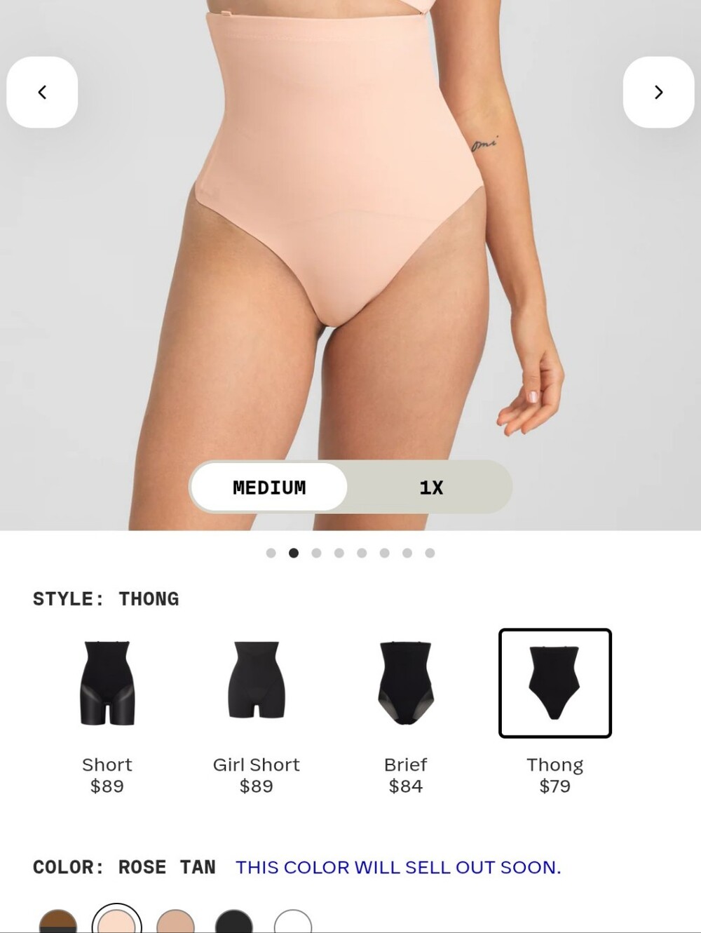 Honeylove Shapewear SuperPower Thong